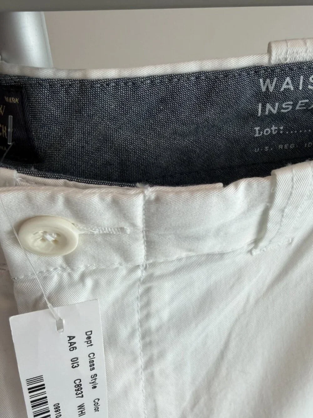 NWT - J. Crew White Chino Shorts